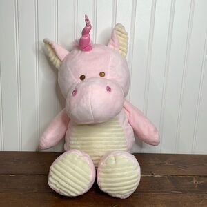 KellyToy Unicorn Rattle Plush 20”